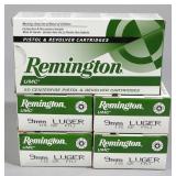 Remington 9mm Luger Ammo, Approx 250 Rds, Local Pickup Only