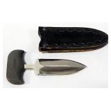 Cold Steel Boot Dagger In Leather Sheath