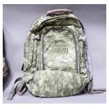 Pair Of National Guard Branded Backpacks With Multiple Pockets