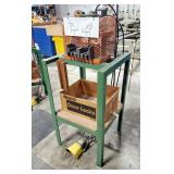 Air-Mite Hydraulic Punch, Mounted On Stand With Foot Pedal Controls 54" x 23" x 24"
