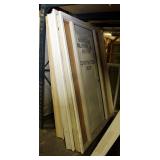 Front Door Entry Door Frames With Sidelights, 83" x 67", Qty 3, And Interior Door Frames With Doors,