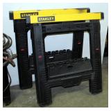 Stanley Adjustable Saw Horses, Qty 2