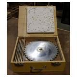 12" Dado Blade Set, In Wood Case