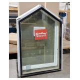 3 Piece Triangle Window Set, Including Interior And Exterior, Qty 2 Sets, Side Windows 36" x 21.5" x