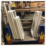 Custom Built, Rolling, Wood Material Cart, 31" x 44" x 63"