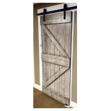 Interior Barn Door, 36", With Hardware 80" Long