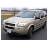 2006 Chevrolet Uplander Van, 169,711 Miles, V6, 3.5L, VIN # 1GNDV23L36D180961