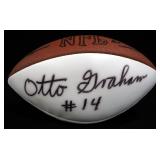 Otto Graham Cleveland Browns Autographed Football With COA