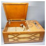 Firestone Air Chief Record Player/Radio Combo, Plug Needs Repair