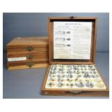 Kingsley Machine Co. Types, In Wood Organizers, 4 Total Cases