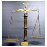 Vintage Brass Balance Scale