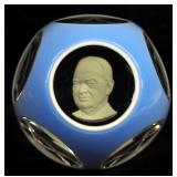 Herbert Hoover Baccarat Crystal Sulphide Paperweight
