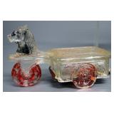 Rocking Horse And Horse Cart Themed Candy Containers, Qty 5