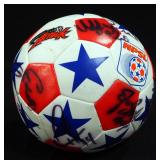 Kansas City Attack Autographed Mini Foam Soccer Ball
