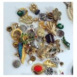 Costume Jewelry Assortment, Includes Necklaces, Bracelets, Rings, Pendants, Pins And More, Contents 