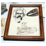 Mark Twain Collection, Includes Figurines, Art, Decanter, Books And More