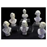 Avon Aftershave/Cologne Busts, Includes Washington, Lincoln, Jefferson, Roosevelt, Franklin And Youn
