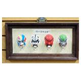 3-Dimensional Display Of Make-Up Used In Chinese Operas, 14.5" Wide x 7.5" High