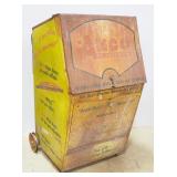 Vintage Anco Windshield Wiper Retail Display, With 2 Wheels, With Some Contents