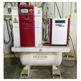 2017 Denver Gardner L4-5A Fixed Speed Rotary Screw Air Compressor With Compressed Air Dryer, Model R
