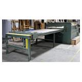 Glue Press With 54" Bed And Chain Driven Material Feeder, Approx. Over All 6