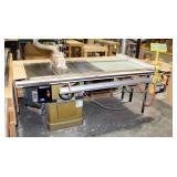 Powermatic 10" Left Tilt Table Saw, Model 66, With Extension Wings, And 64" Tiger Stop, 56" x 90" x 