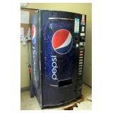 Dixie-Narco Coin Operated Beverage Vending Machine Model DN501EMC/SII-9, Powers On, 73" x 37" x 36"