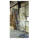 Cotterman Rolling Warehouse Ladder, 9.5