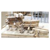 Jorgensen Wood Clamps, Various Sizes, Qty 11