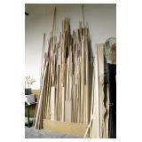 Trim And Molding Lumber, Various Lengths And Types, 6