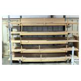 Trim Lumber Assortment, Including 1" x 3", 1" x 1", And 1" x 2" Boards, Contents Of Rack