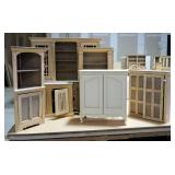 Salesman Sample Size Furniture, Including, Buffet With Hutch, Bookcase, Corner Hutch, TV Stand, And 