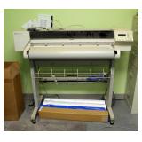 Hewlett Packrat Designjet 600, Powers On, With Addition Paper Rolls, Qty 4
