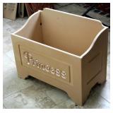 Wood Toy Box, 23" x 28" x 15"