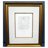 Peter Max (German-American, 1937 - ), "Homage To Picasso Volume 3 Etching XI, #018, 1991, Signed Fra