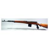 Russian SVT 40 7.62 x 54R Rifle SN# YR4973, With Added Pistol Grip, 2 Chips In Forend Stock