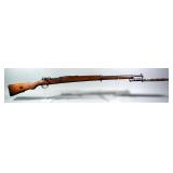 K. Kale 1938/46 Turkish Mauser 8mm Bolt Action Rifle SN# 191675, Mfg 1944, With WWII 1944 Bayonet An