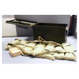 8mm Ammo, Believed To Be Turkish, Approx 350 Rds (140 in 5-Rd Clips In Bandolier), All In Metal Ammo