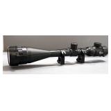 CVLife 6-24x50 Scope With Mounting Rings, Crack In Cover Cap