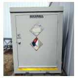 SecureAll Insulated Chemical Storage Shed With Blast Relief Plate, 7