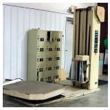 Lantech Lan-Wrapper Stretch Wrapping Machine, Model V-1296, 48" Platform