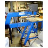 Sabermatic Die Saw, Model DJV36, With Delta Drill Press, Model 11-950, On Steel Stand