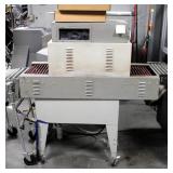 Clamco Shrink Tunnel, Model 85, On Wheels, Includes Red Oxide Rubber Replacement Tubing, Qty 2 Boxes
