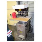 Challenge 3 Hole Punch Paper Drill, Model EH3A, Single Phase, Includes Punch Heads And Punch Blocks