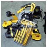 DeWalt Reciprocating Saw, Model DC385, 6.5" Circular Saw, Model DC390, Includes Reciprocating Saw Bl