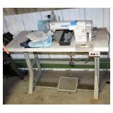 Yamata Industrial Sewing Machine, Model GC8600, Includes Heavy Duty Table With Metal Base And Instru
