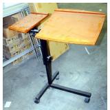 Adjustable Rolling Lecture With Metal Base, 40" x 35" x 21"