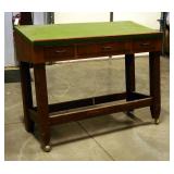 Solid Wood 3 Drawer Blueprint Table, 49" x 59.5" x 24"