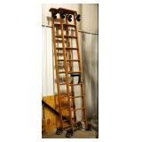 Cotterman Solid Oak Library Ladders, With Hardware, 9