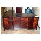Solid Wood, L-Shaped, 10 Drawer Desk, 30" x 72" x 89"